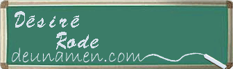 Désiré Rode Visitenkarte